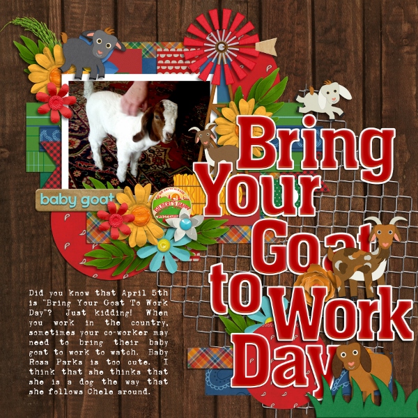 Bring Your Goat to Work Day