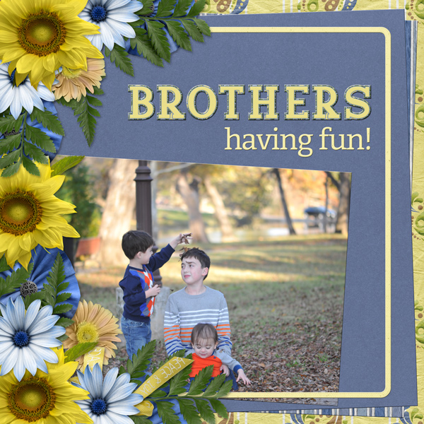 Brothers having fun!
