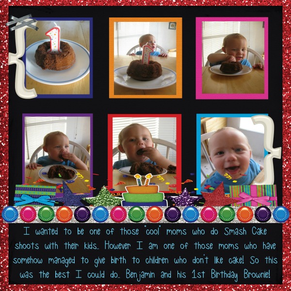 Brownie Smash Cake