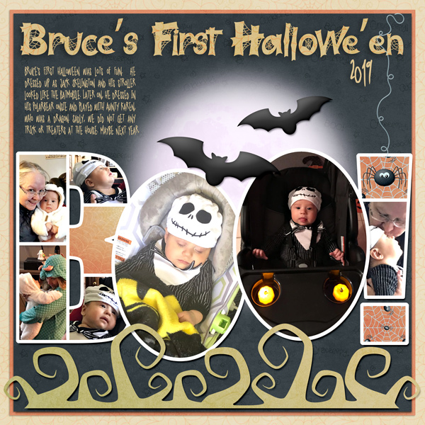 Bruce First Halloween