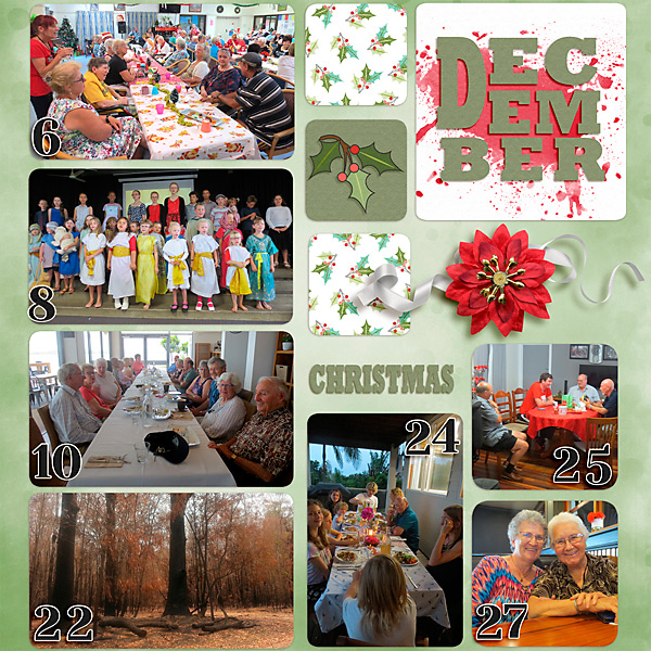 Brush Challenge - December Project Life 2019
