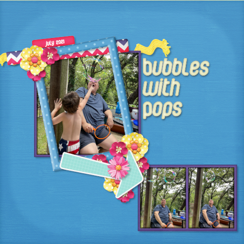 bubbles with pops