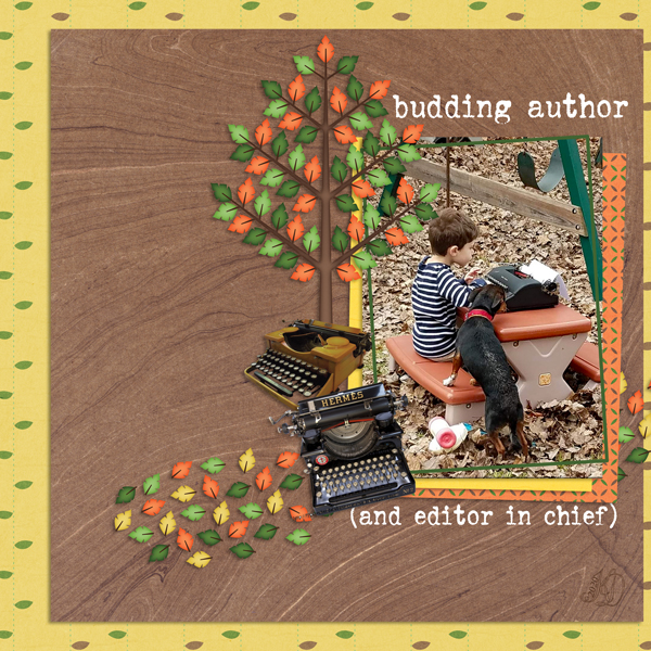 budding author