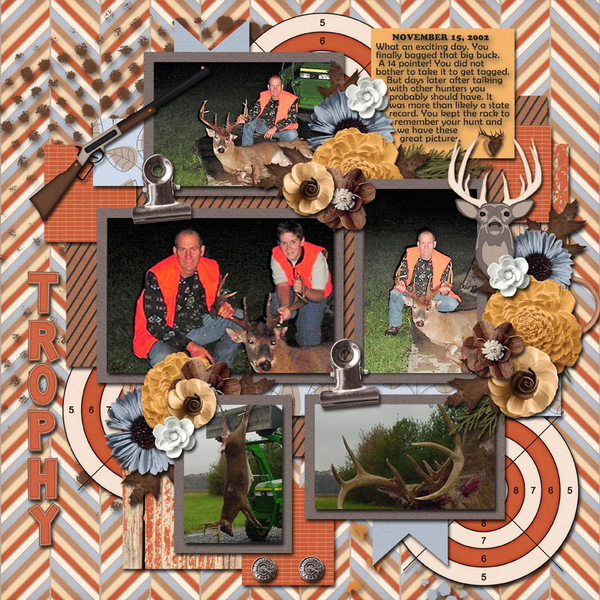 Buffett Challange October- I used Born to Hunt Kit by Scrap n Pieces and Ti