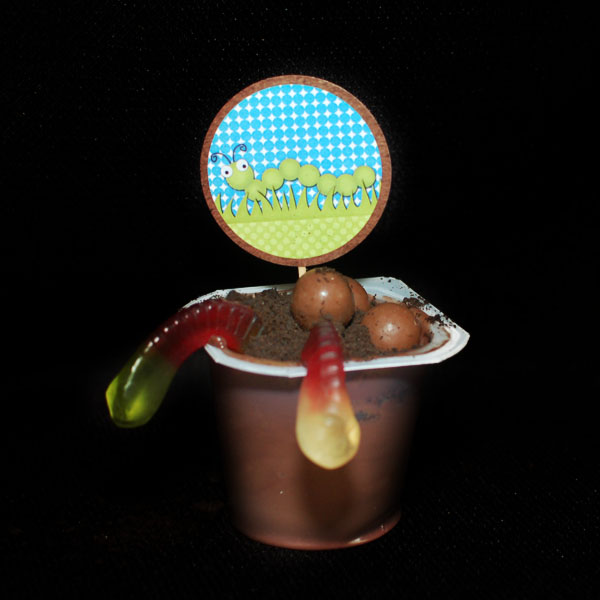 bug off cupcake topper