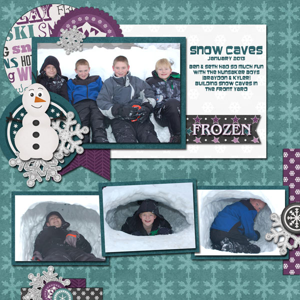 building snowcaves 1