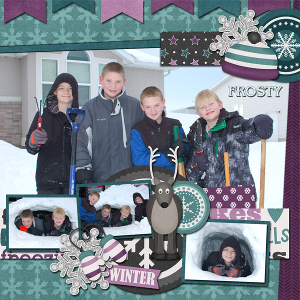 building snowcaves 2