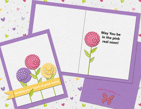 Bunch of Good Wishes Greeting Card