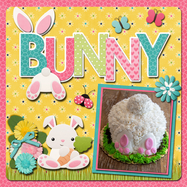 Bunny Butt Cake