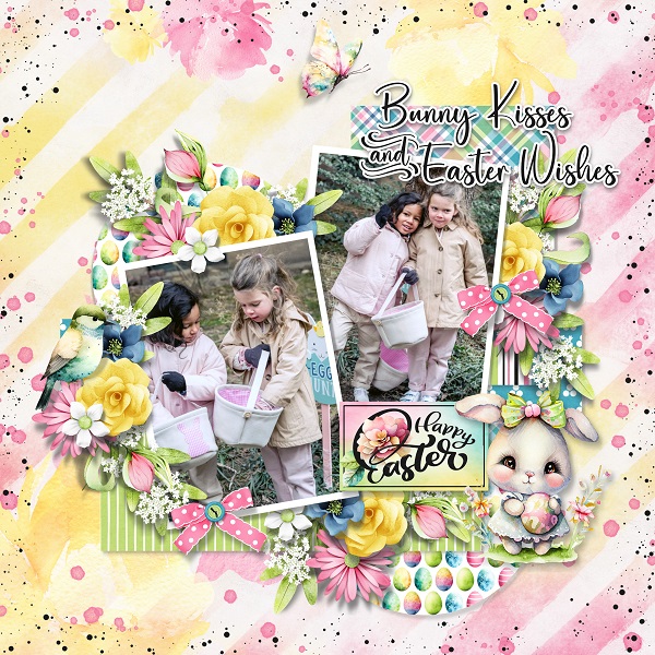 Bunny kisses + easter wishes