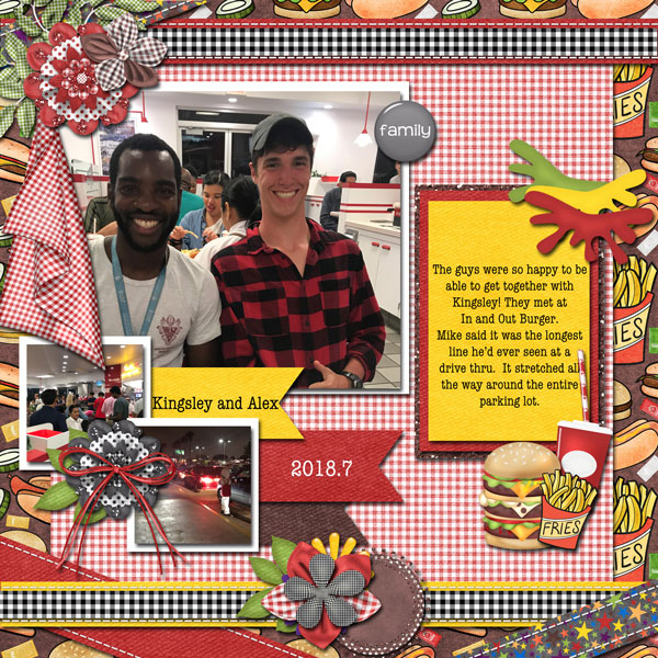Burgers with Kingsley