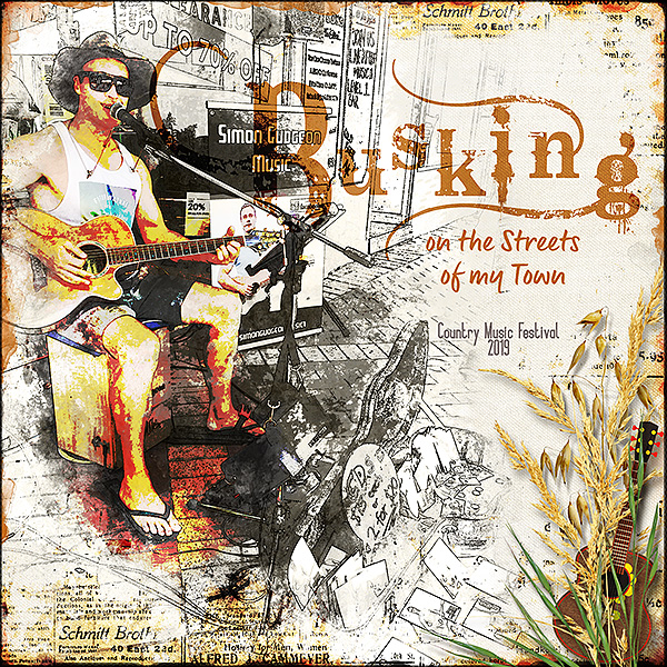 Busking on the Streets of my Town