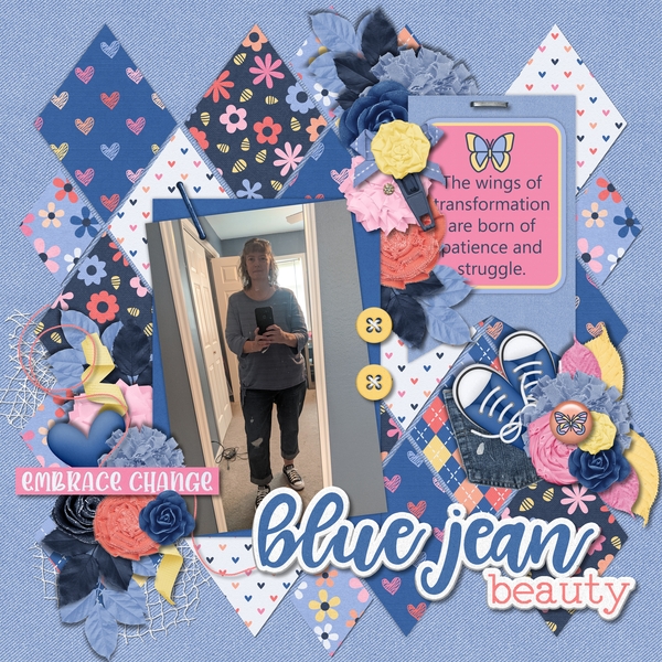 Butterflies + Blue Jeans by BoomersGirl Designs