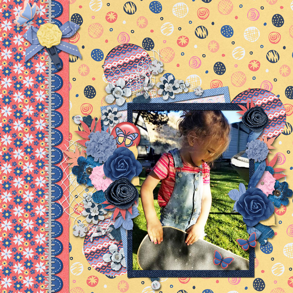 Butterflies + Blue Jeans