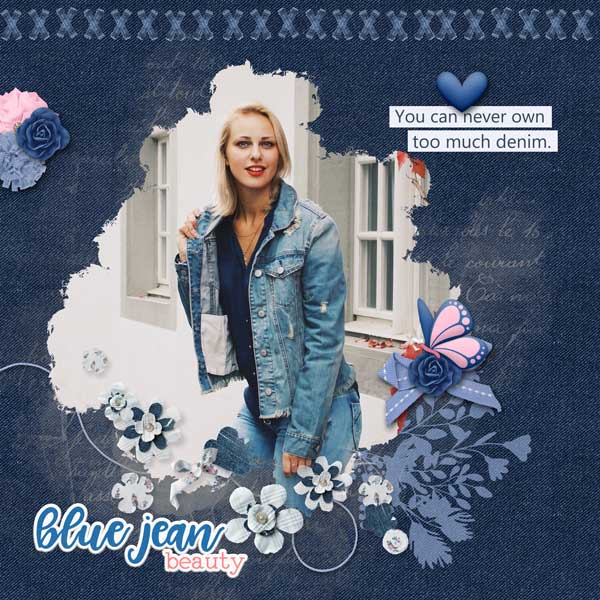 Butterflies + Blue Jeans