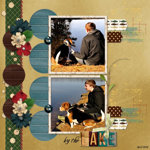 by the lake