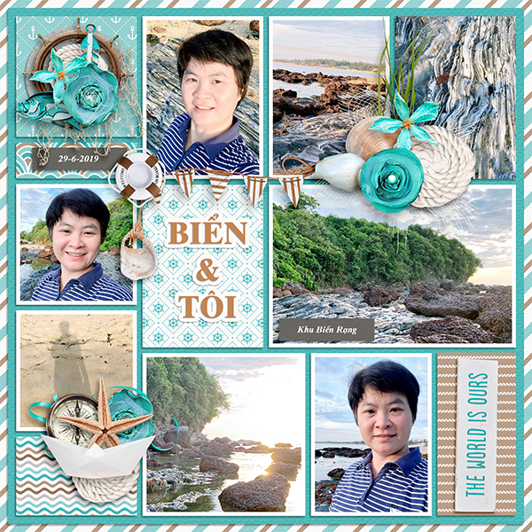 By the sea