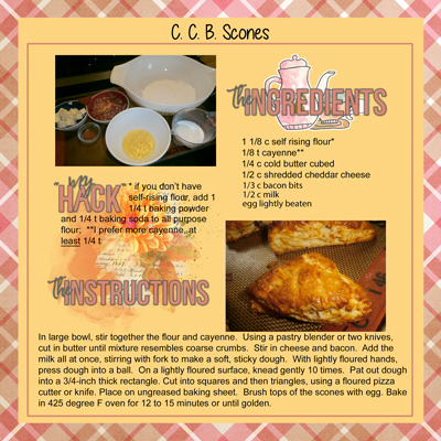 C. C. B. Scones