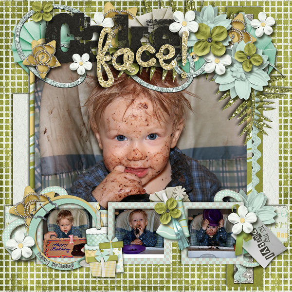 Cake Face Kaleb's 1St