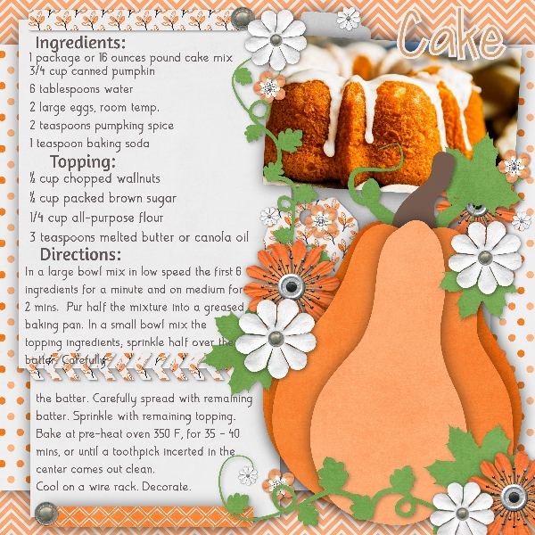 Cake recipe