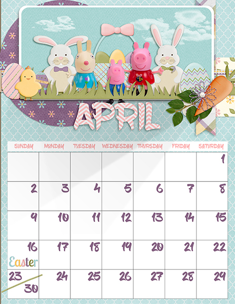 Calendar April