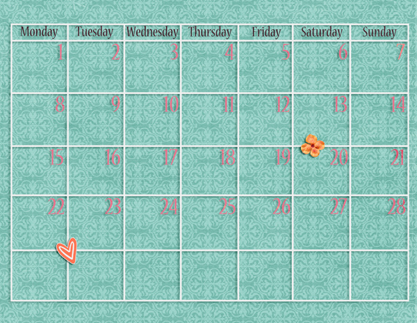 calendar bottom Feb 2021