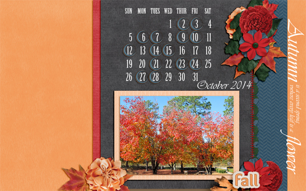 calendar for October