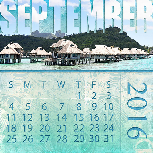 Calendar page