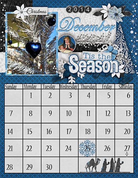 Calendar template