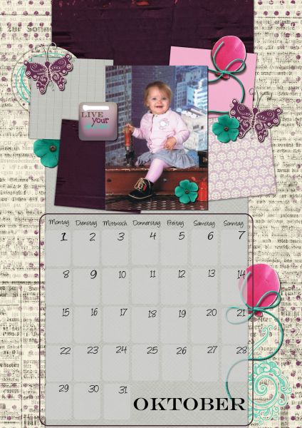 calender 2012 october