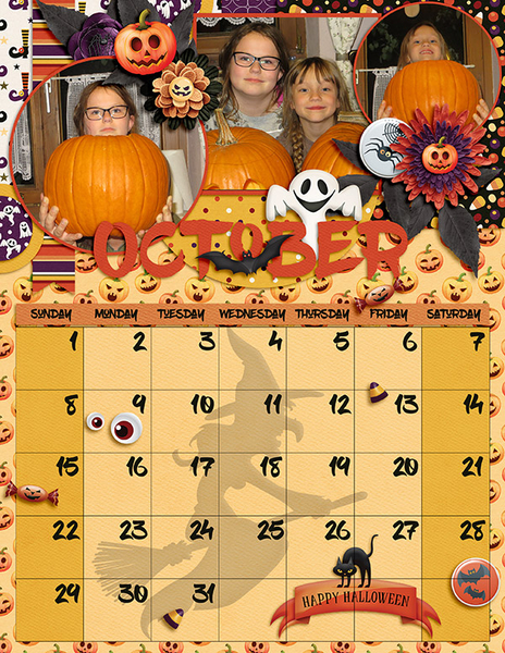 Calender Template October