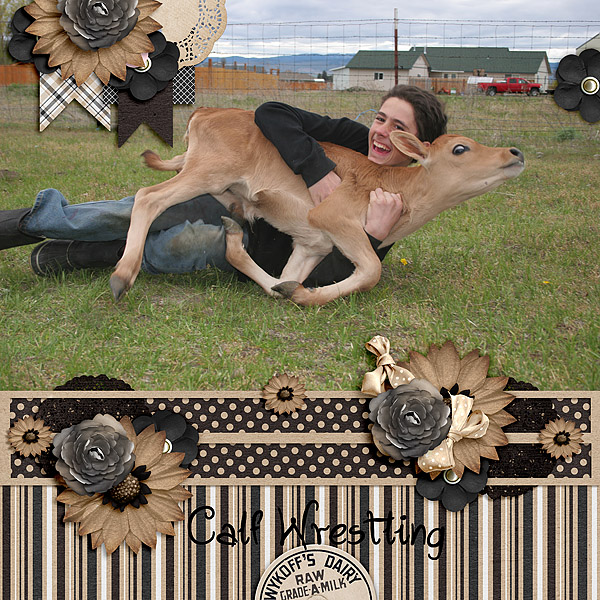 Calf Wrestling
