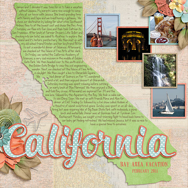 California Bay Area Vacation Cover Page