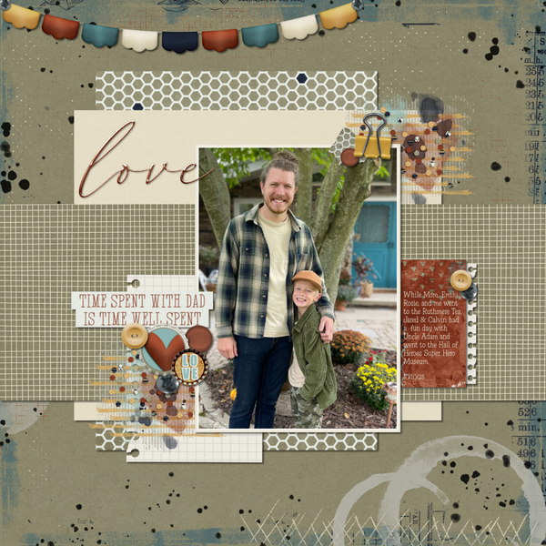 Calvin + Daddy 10-10-23