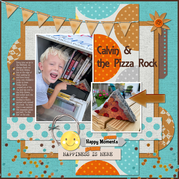 Calvin + the Pizza Rock: July 2021 Designer Challenge