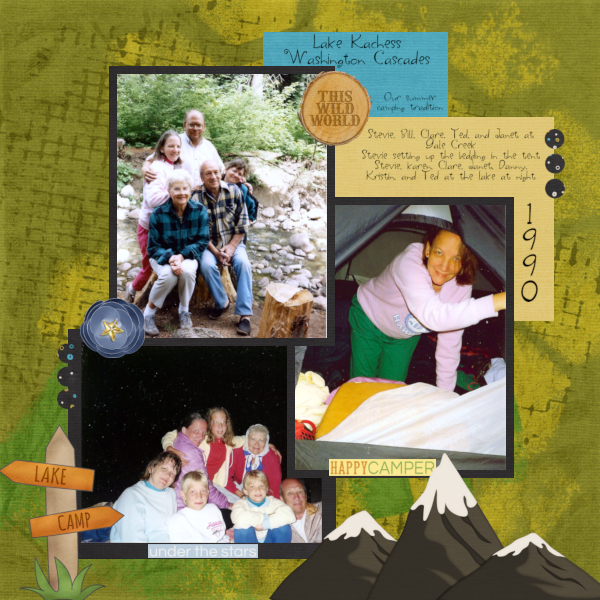 Camping at Lake Kachess Summer 1990