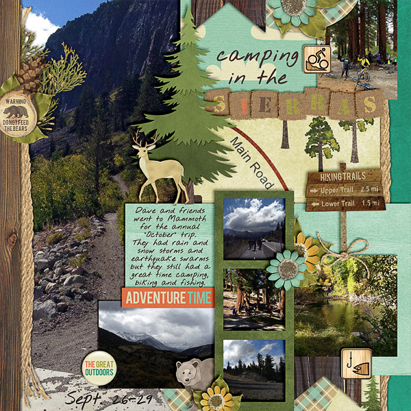 Camping in the Sierras