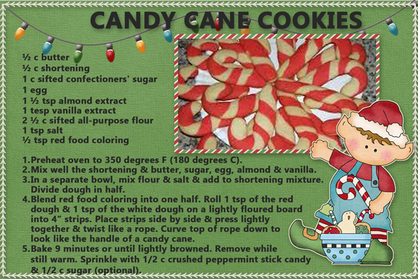 Candy Cane Cookies