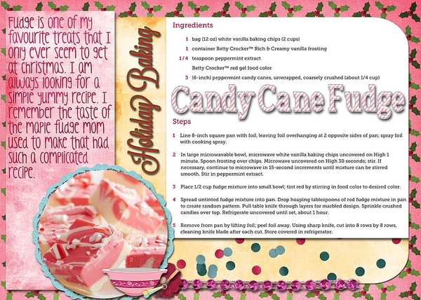 Candy Cane Fudge