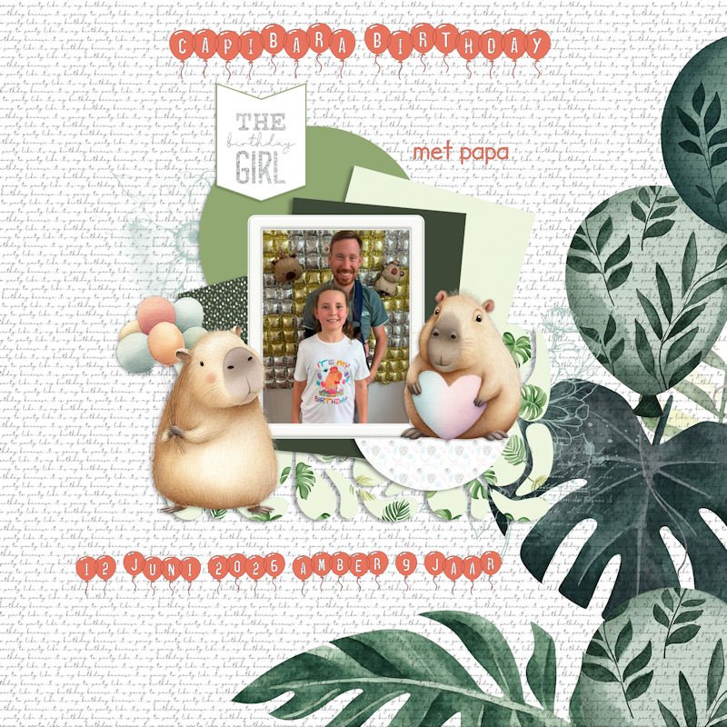 Capibara birthday.met papa
