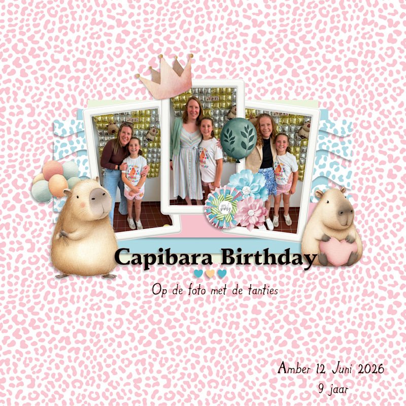 Capibara birthday