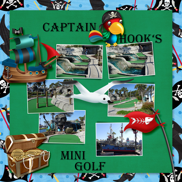Captain Hooks Mini golf