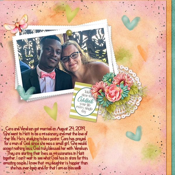 Cara and Venelson Weddding Pic 1