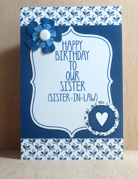 Card for my Sister