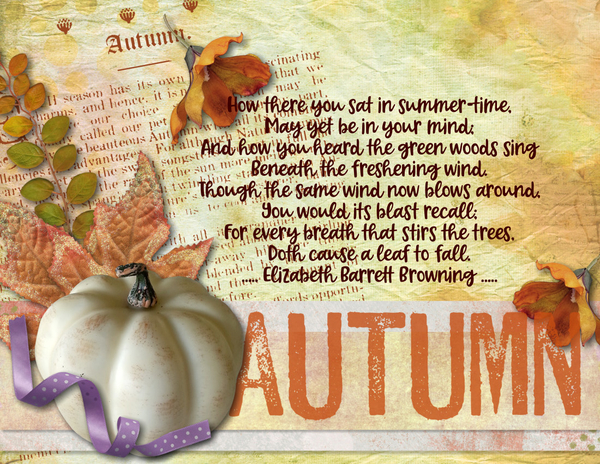 CARD Painted Autumn