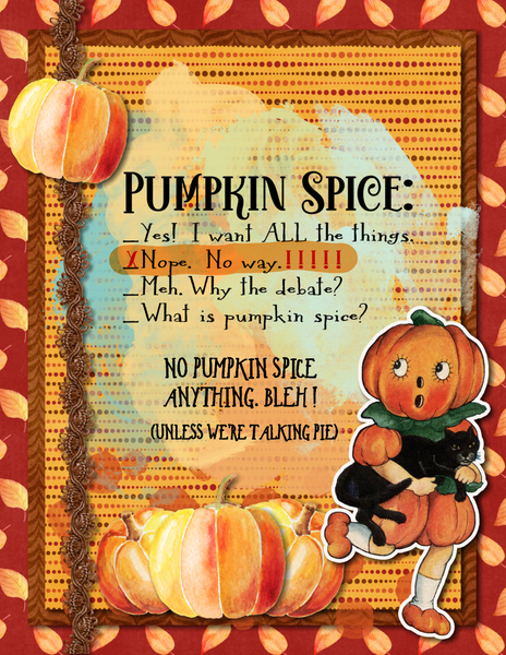 CARD Pumpkin Spice BLEH