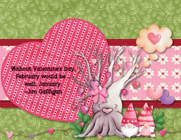 CARD Valentine Gnome