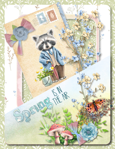 CARD Vintage Spring