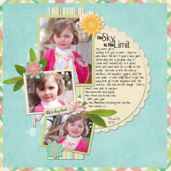 Carlie's 4 year old photo shoot
