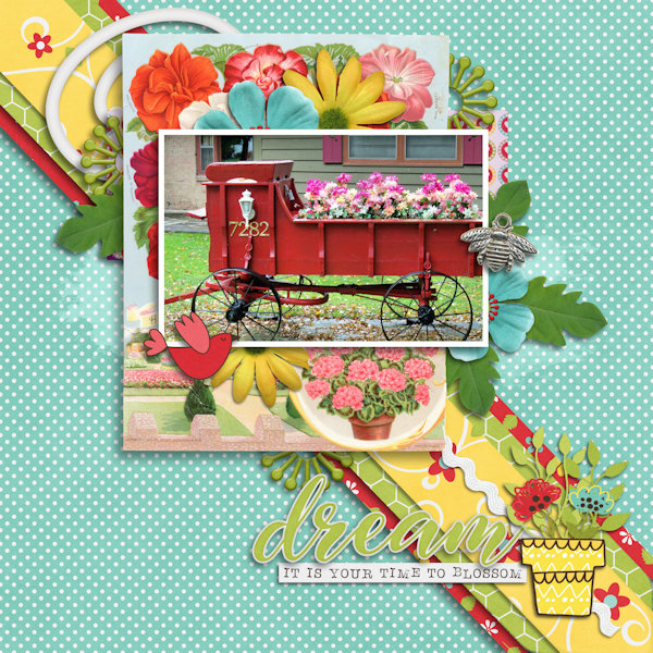 Cart of Flowers